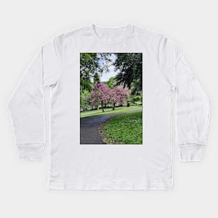 Villa Borghese Roma Kids Long Sleeve T-Shirt